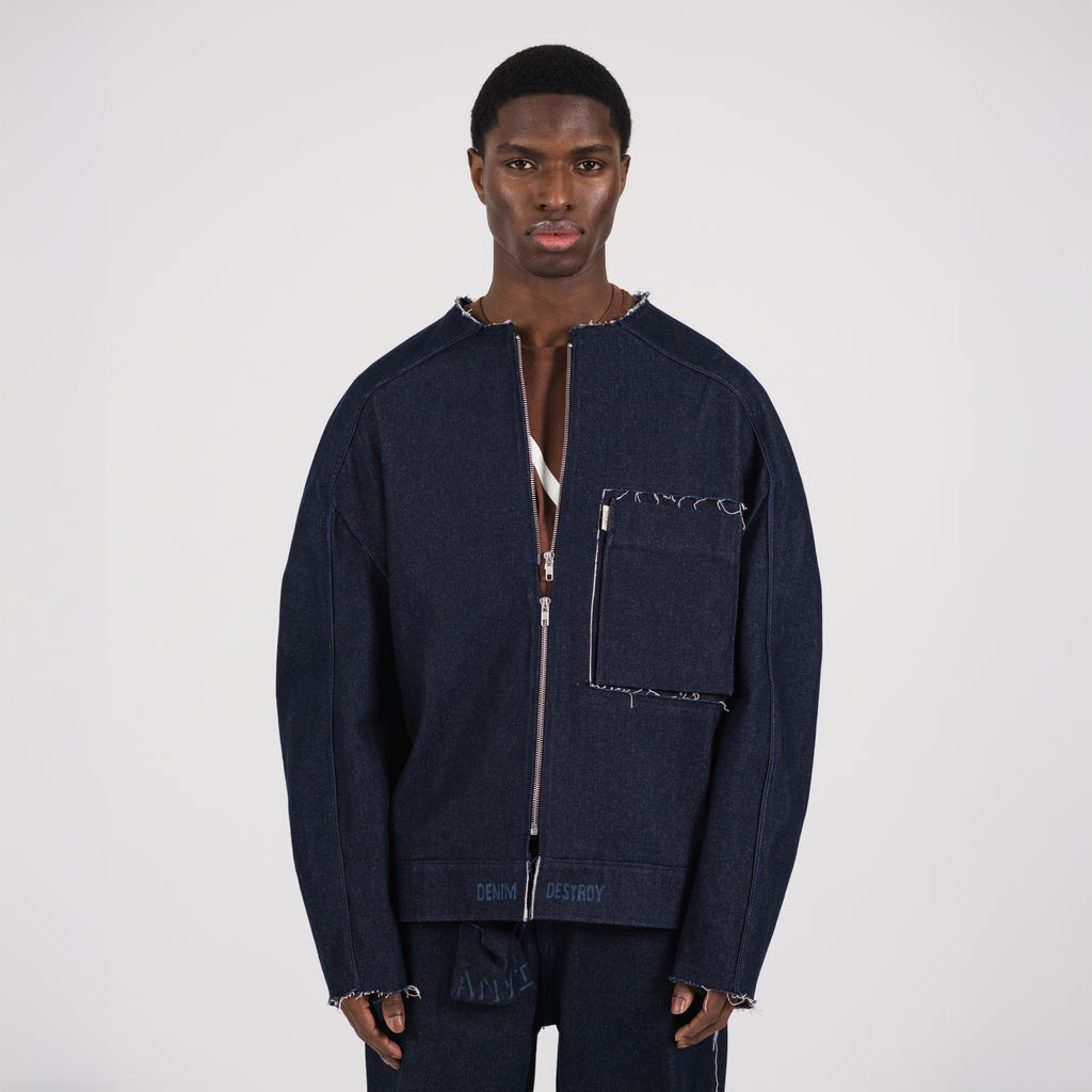 LA VESTE DENIM DESTROY