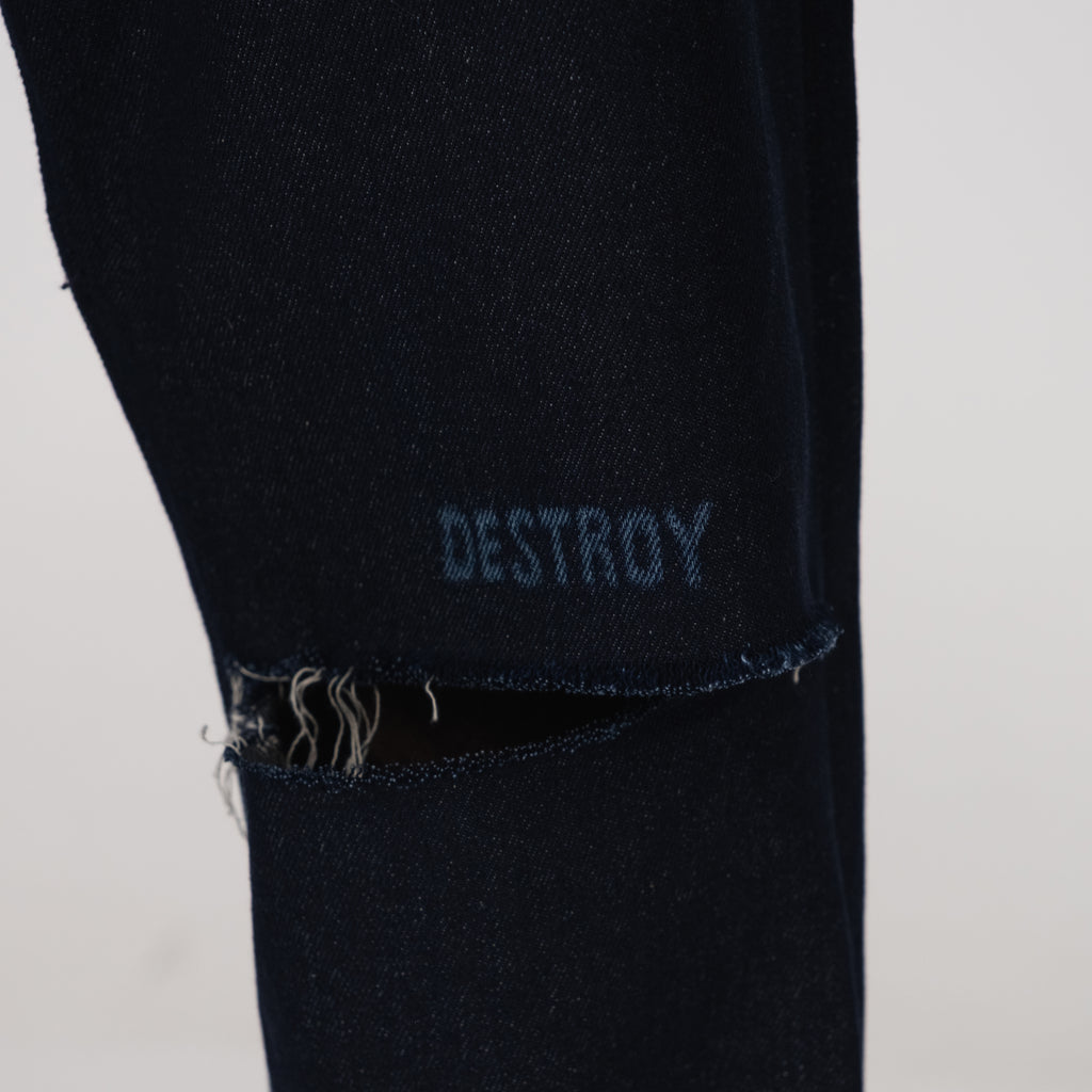 LE PANTALON DENIM DESTROY