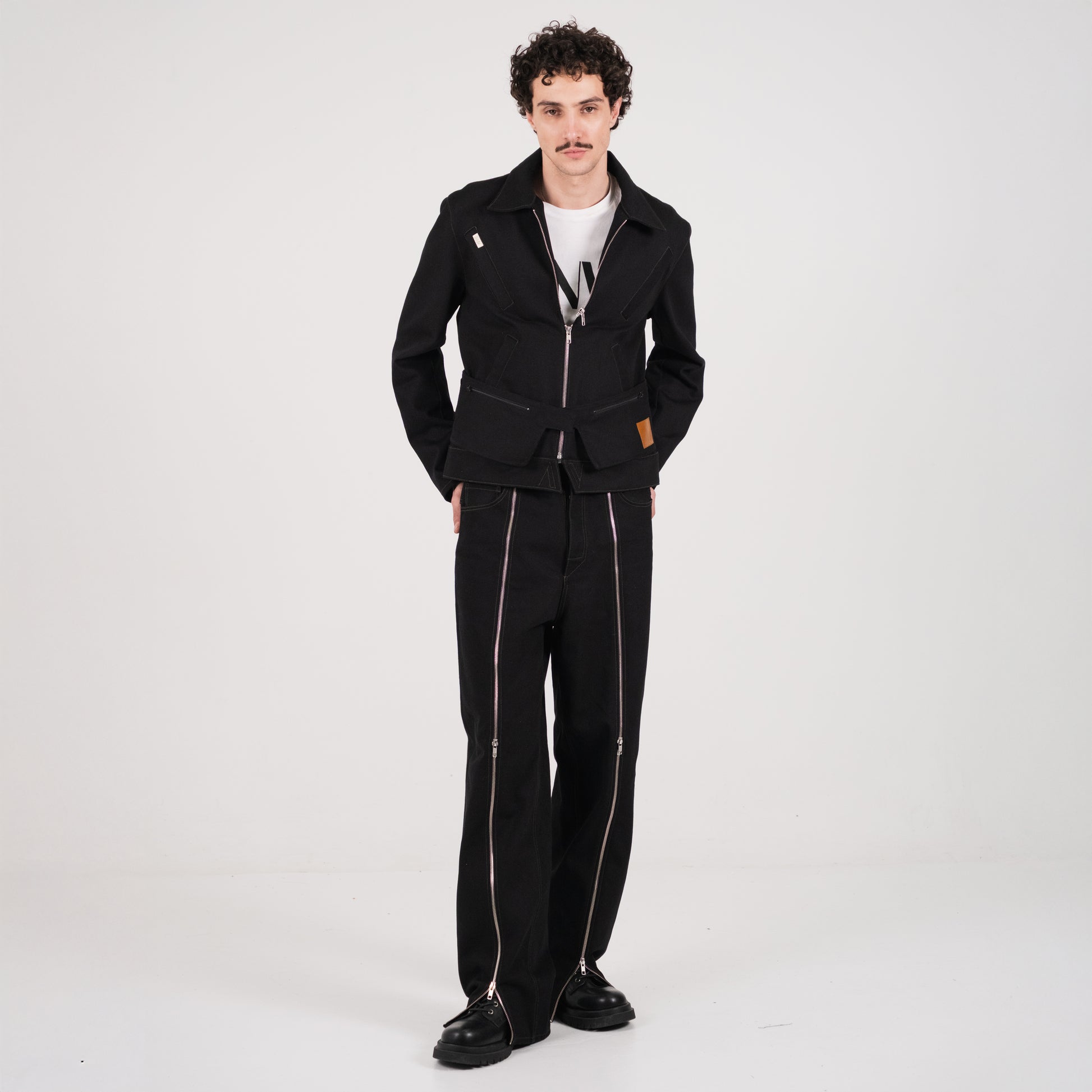 LE DENIM DOUBLE ZIP