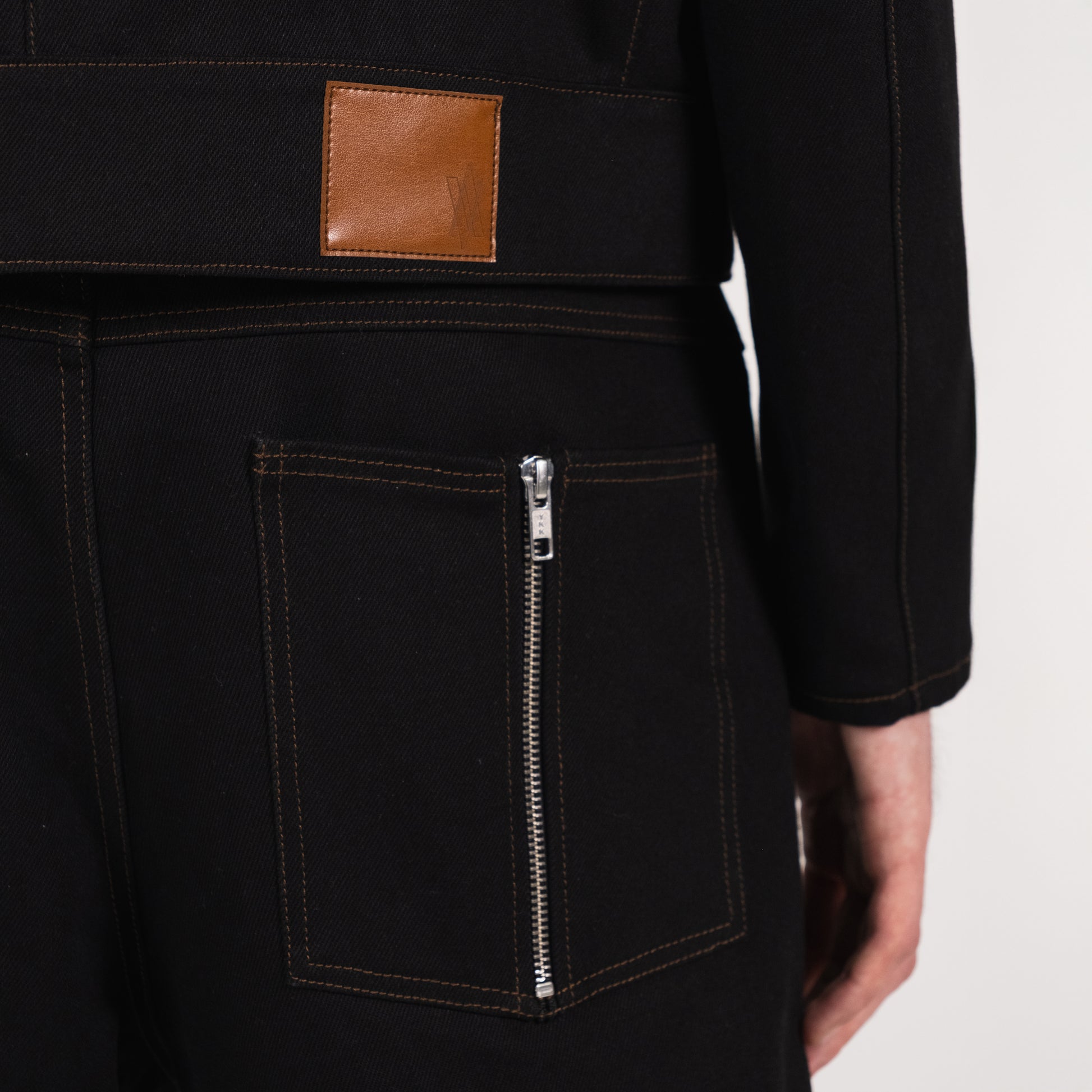 LE DENIM DOUBLE ZIP